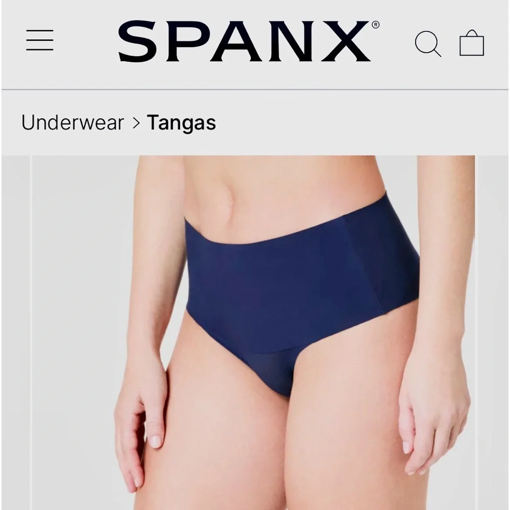 SPANXsupersmooth™ Undie‑tectable®
Modal Tanga panty Size Large - Picture 2 of 8